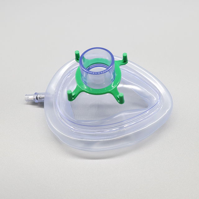 Disposable PVC Tail Check Valve Type Anesthesia Mask