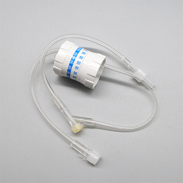Medical Sterile Double Channel IV Dial Flow Regulator with Extension Tube