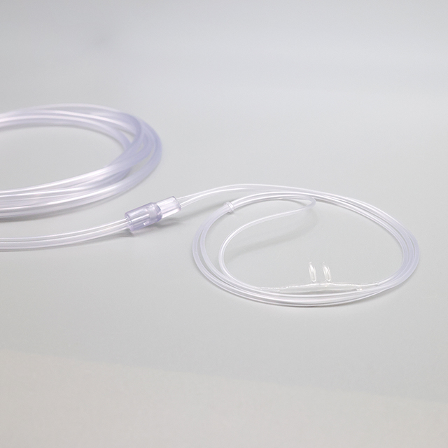 Disaposable Medical Clear PVC Oxygen Nasal Cannula Tube