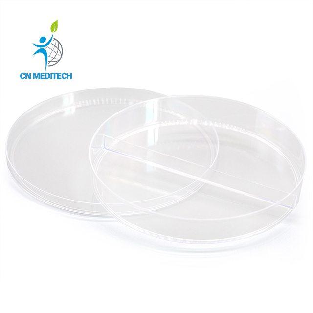 Disposable Plastic Transparent Petri Dish for Laboratory Use