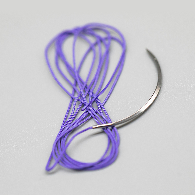 Absorbable Medical Surgical Polyglactin 910 Braided Suture with Needle