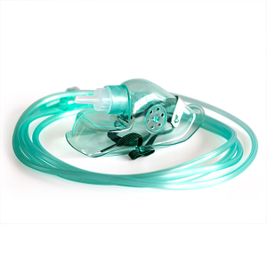 Disposable PVC Oxygen Full Face Mask with 2m Oxygen Tube