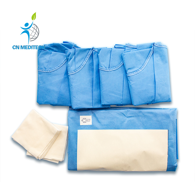 Medical Disposable Sterile Surgical C-Section Set Pack Baby Birth Cesarean Section Surgical Kits Pack
