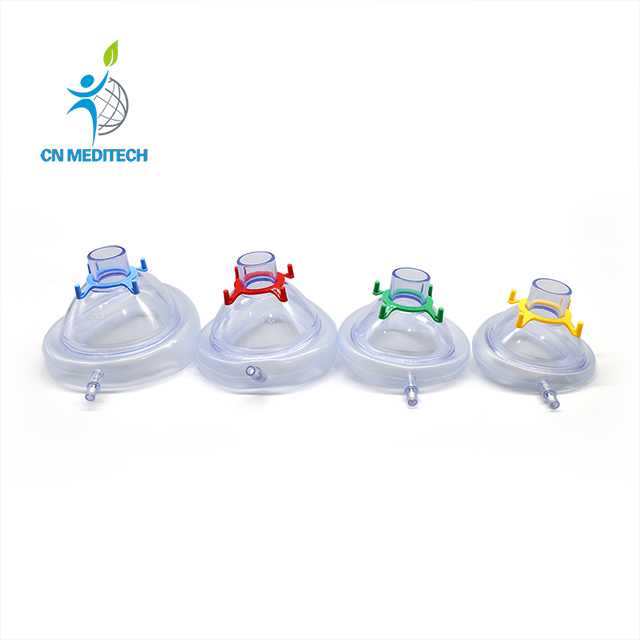 Disposable PVC Tail Check Valve Type Anesthesia Mask