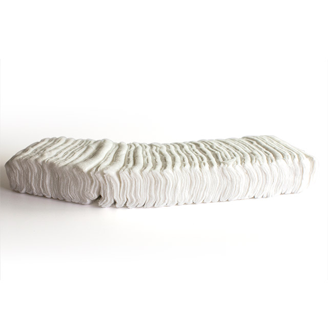Disposable Folded Cotton Pleats Zig Zag Cotton Wool