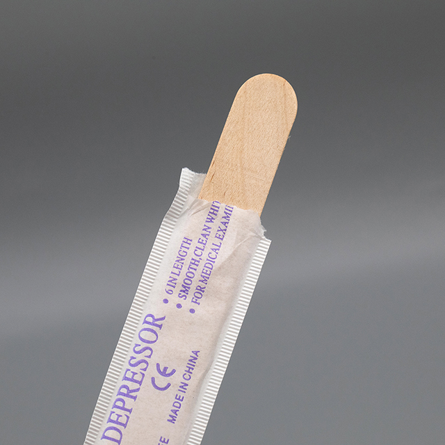 Disposable Sterile Birch Wood Tongue Depressor for Oral Examination