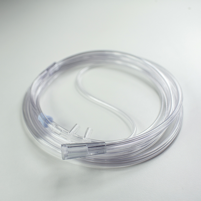 Disaposable Medical Clear PVC Oxygen Nasal Cannula Tube
