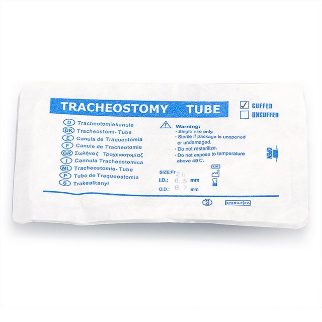 Disposable Medical Cuffed Reinforced Tracheostomy Tube