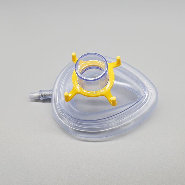 Disposable PVC Tail Check Valve Type Anesthesia Mask