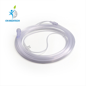 Disaposable Medical Clear PVC Oxygen Nasal Cannula Tube