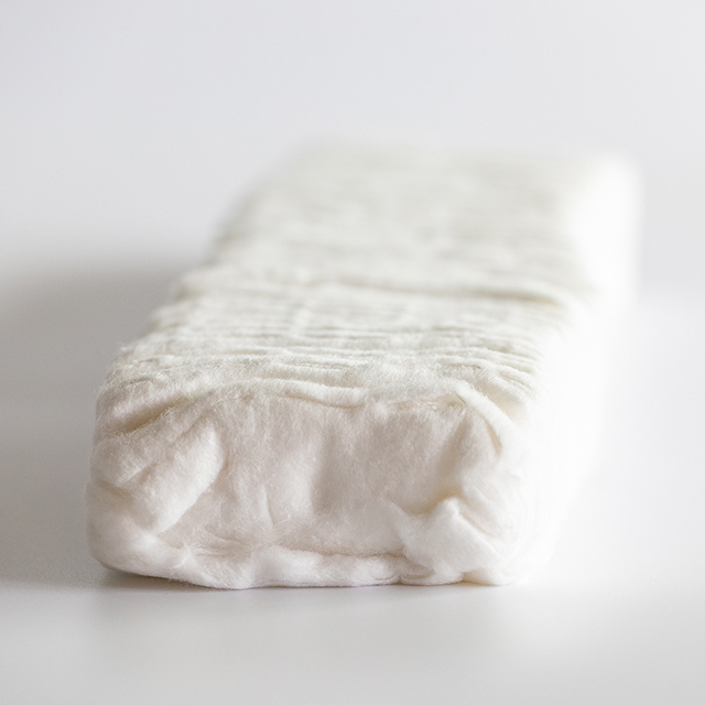 Disposable Folded Cotton Pleats Zig Zag Cotton Wool