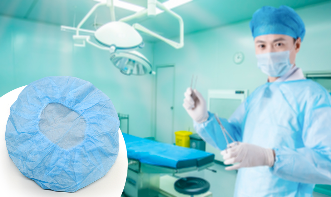 Disposable Non-woven Nice Full Round Cap