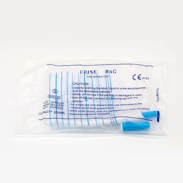 Disposable Adult Pull Push Valve Urine Collection Bag