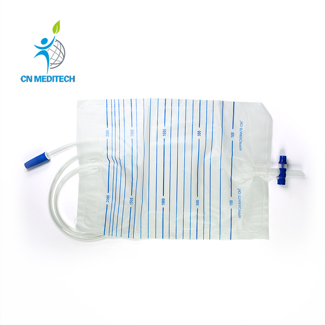 Disposable Adult T Cross Valve Urine Collection Bag
