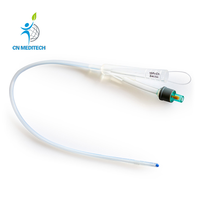 Disposable 2 Way Silicone Foley Urinary Catheter 