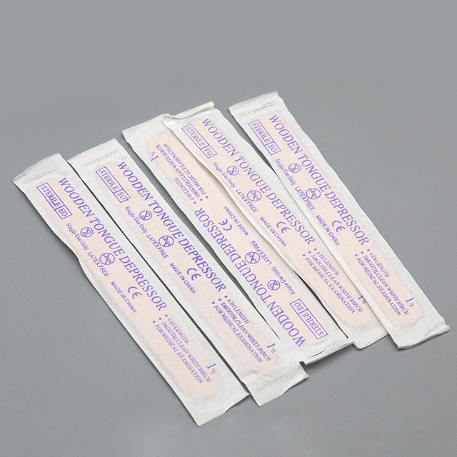 Disposable Sterile Birch Wood Tongue Depressor for Oral Examination
