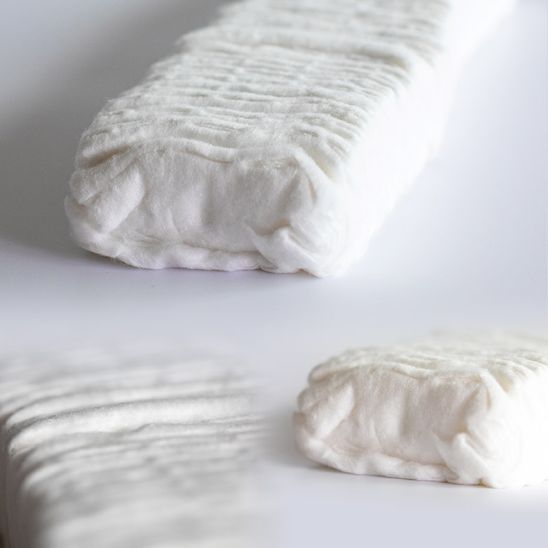 High Quality 100% Absorbent Cotton Zig-zag Pleats Cotton 