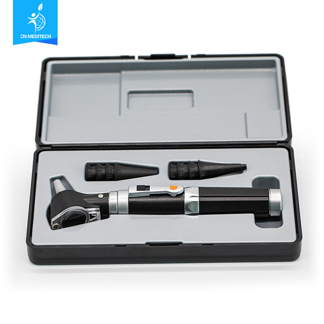 Medical Small View Fiber Optic Otoscope with LED Light