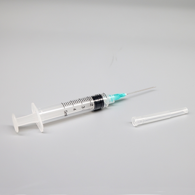 5ml Disposable Auto Disable Syringe with Fix Needle 