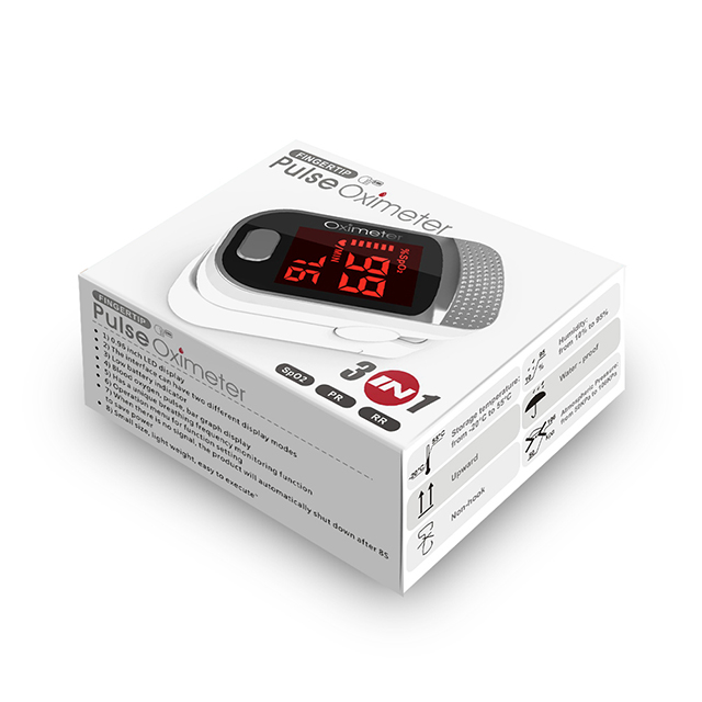 Small Led Pulse Oximeter Finger Mesure Blood Oxygen Saturation