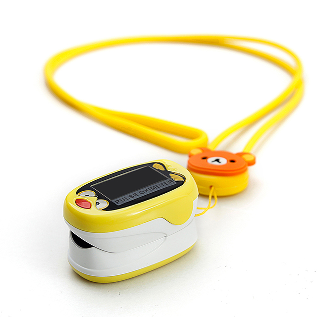 Children Fingertip Pulse Oximeter Blood Oxygen Saturation Monitor