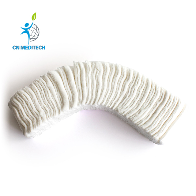 Disposable Folded Cotton Pleats Zig Zag Cotton Wool