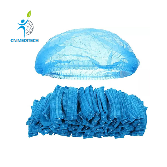 Disposable Polypropylene Non-woven Bouffant Breathable Clip Cap