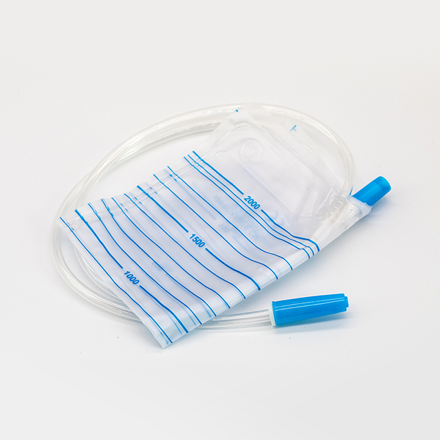 Disposable Adult Pull Push Valve Urine Collection Bag